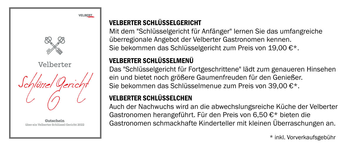 Velberter Schlüsselgericht bei EDEKA Nissen Velberter Schlüsselgericht bei EDEKA Nissen